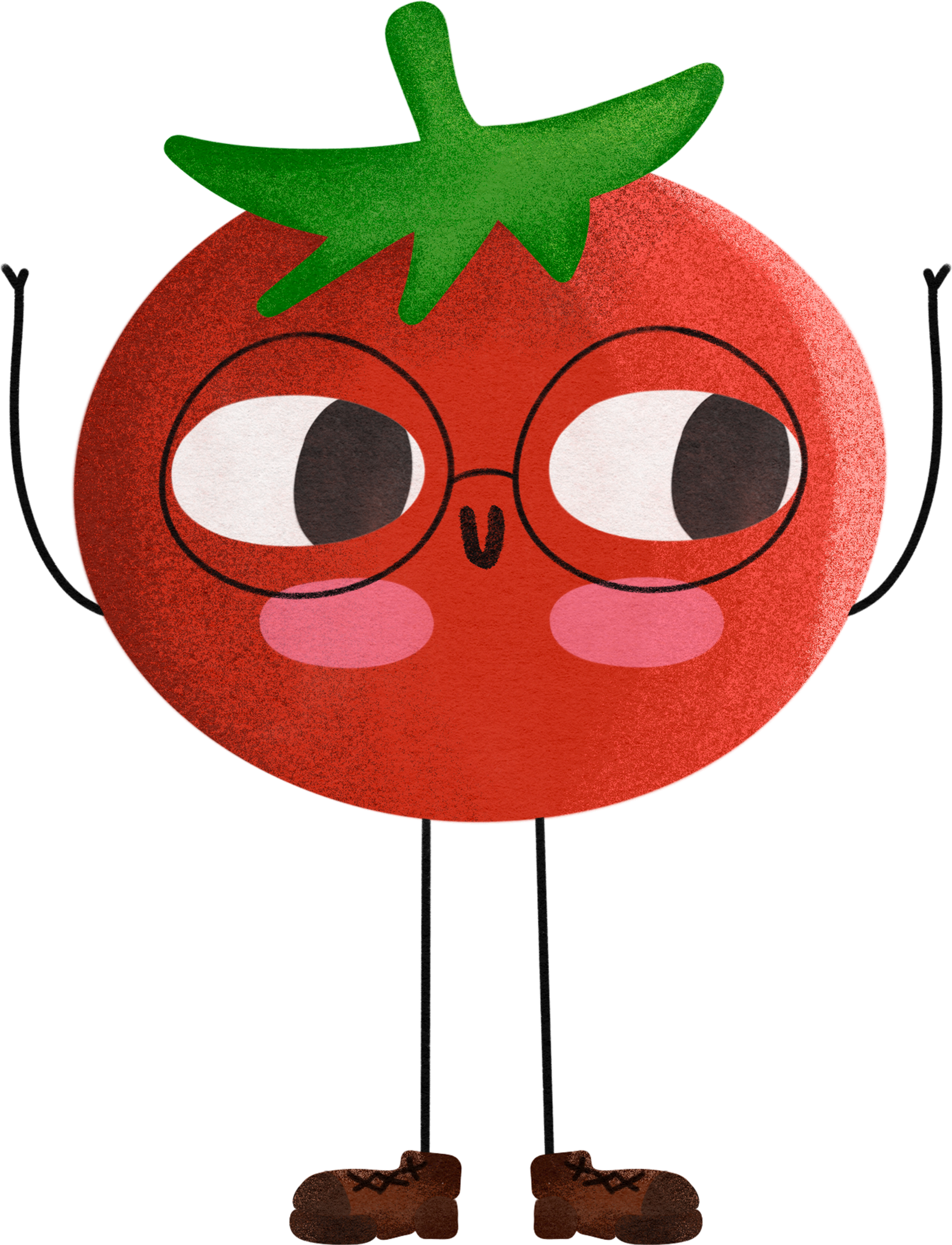 Milo the tomato character